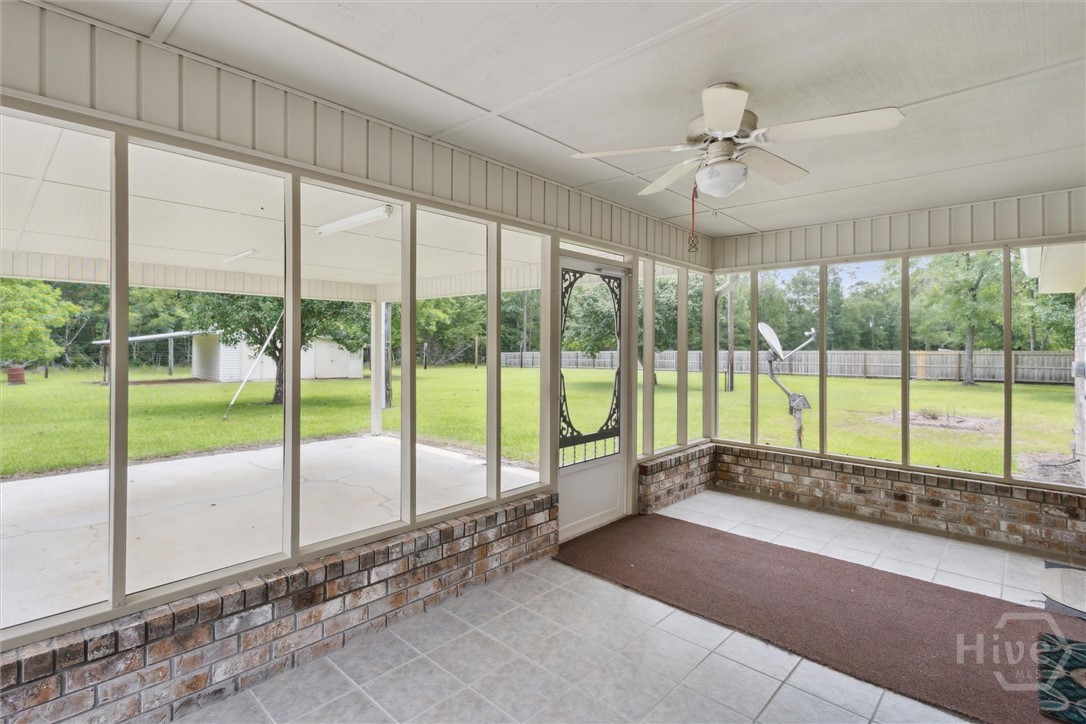 500 Archer Road Guyton, GA 31312 - Photo 36 of 50 Screened in Back Porch