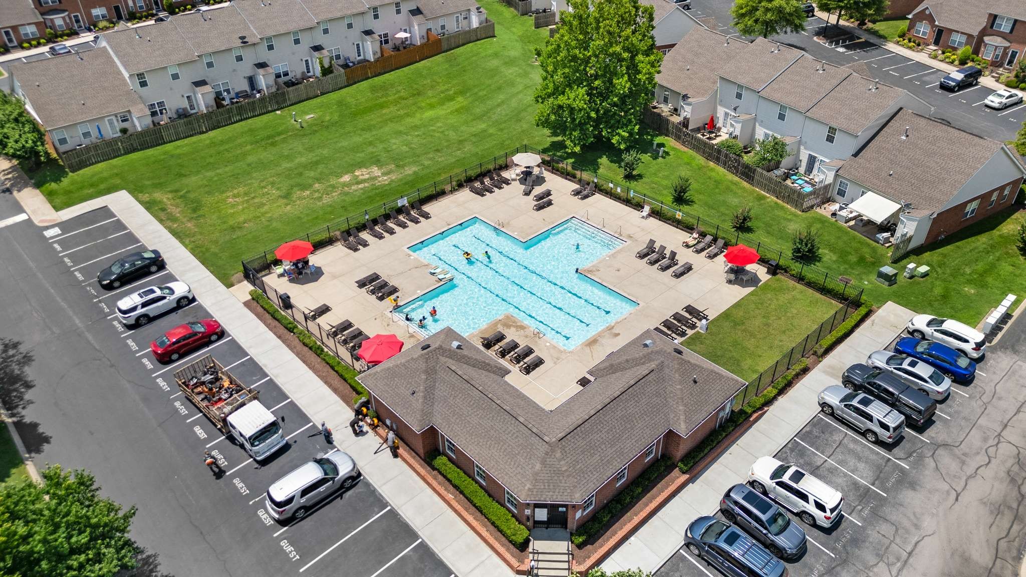 1101 Downs Boulevard, Unit 112 Franklin, TN 37064 - Photo 31 of 35 an aerial view of a city