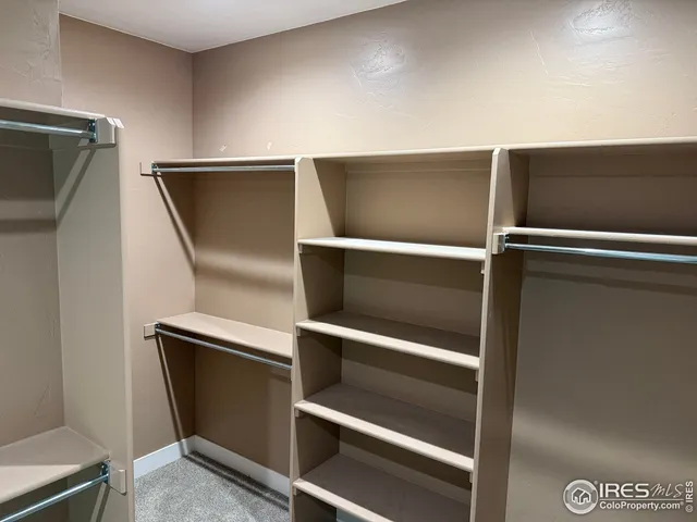 a view of walk in closet