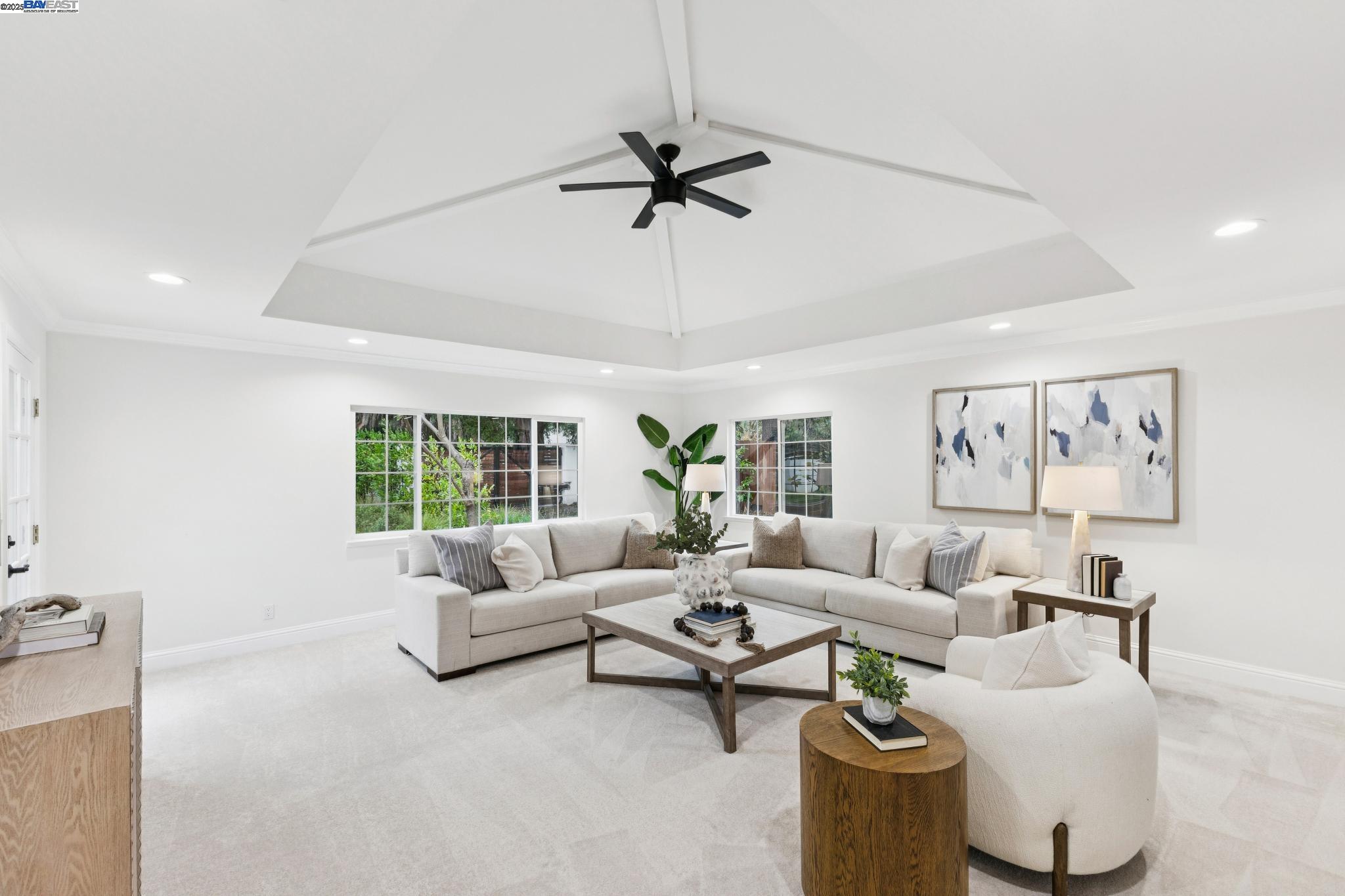55 Cora Court Walnut Creek, CA 94597 - Photo 18 of 60 a living room with furniture and a large window