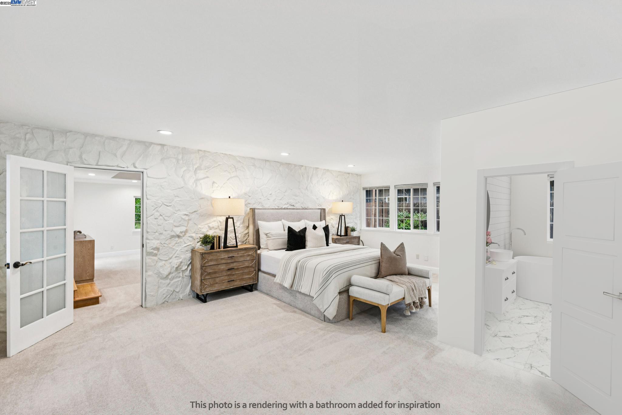 55 Cora Court Walnut Creek, CA 94597 - Photo 25 of 60 a spacious bedroom with a bed and window