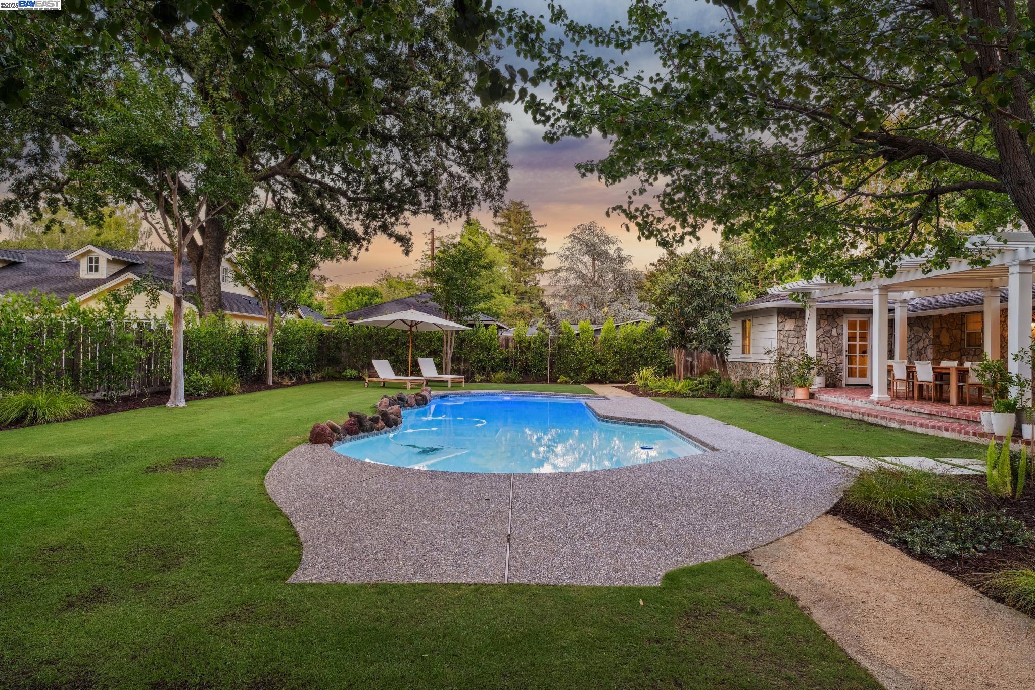 55 Cora Court Walnut Creek, CA 94597 - Photo 55 of 60 a view of a house with a yard and tree s