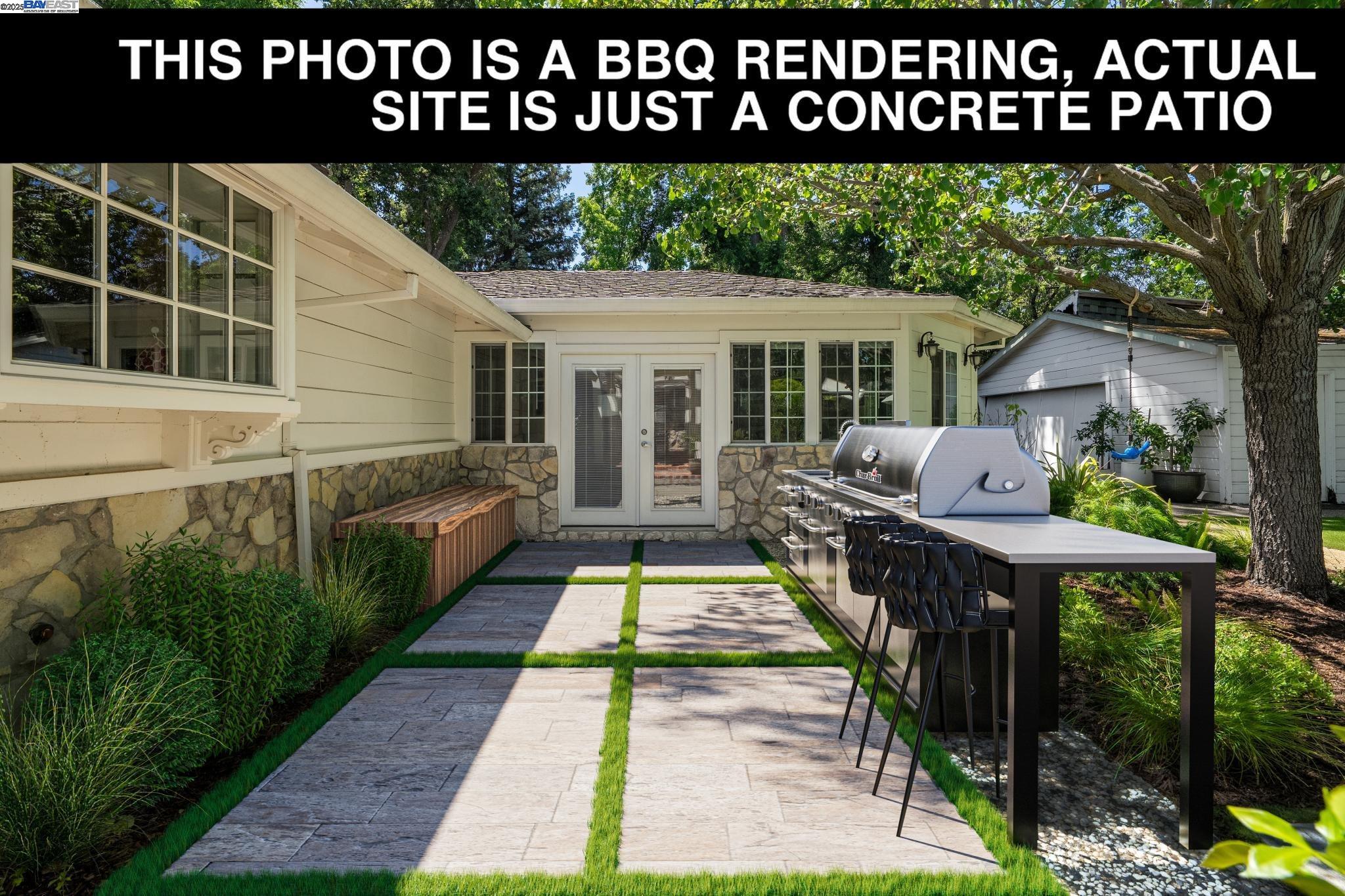 55 Cora Court Walnut Creek, CA 94597 - Photo 57 of 60 a view of a patio with table and chairs with wooden floor and fence