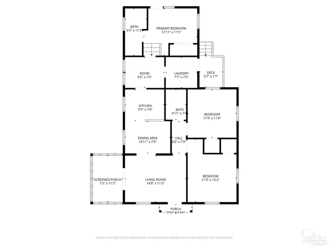 a picture of a bench in front of building