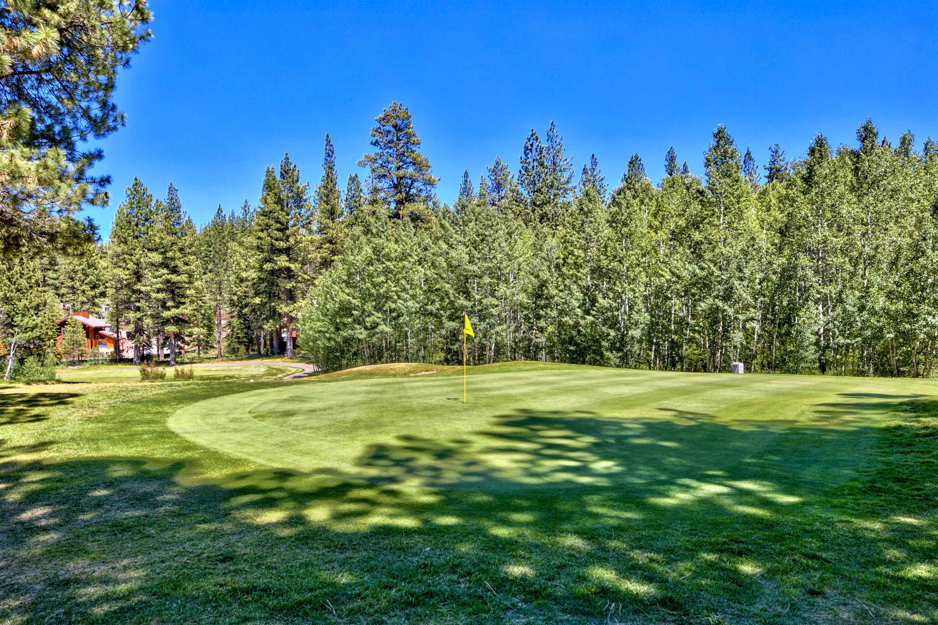 415 Lodgepole Truckee, CA 96161 - Photo 1 of 21 a big yard with lots of green space and mountain view in back