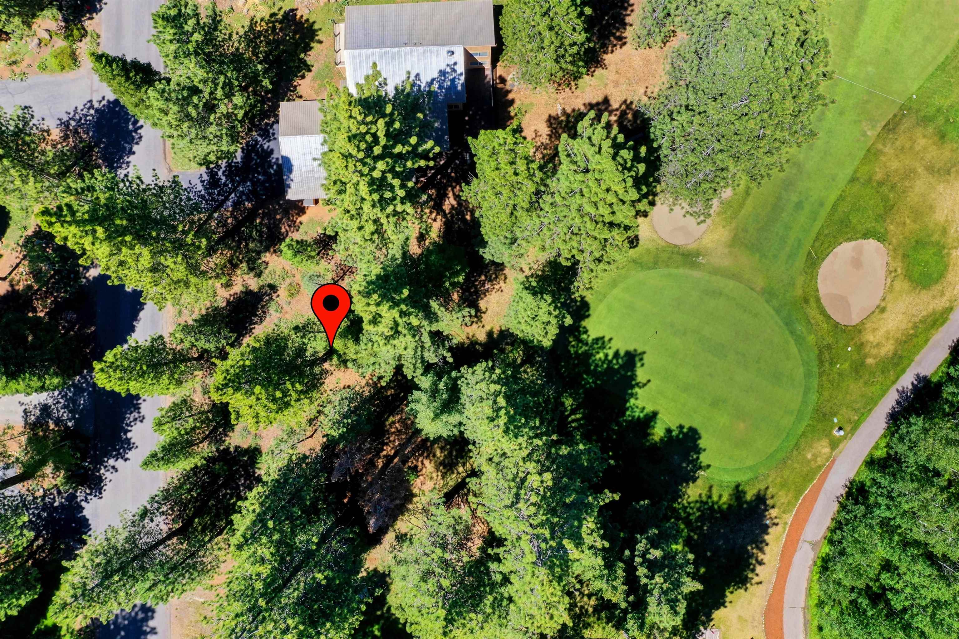 415 Lodgepole Truckee, CA 96161 - Photo 11 of 21 an aerial view of a house with a yard and garden