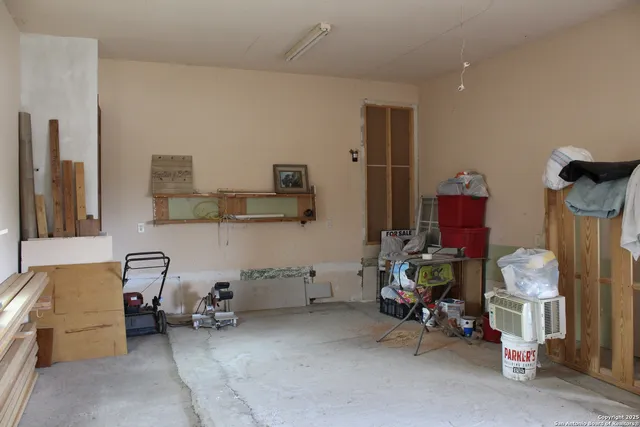 a view of storage and utility room