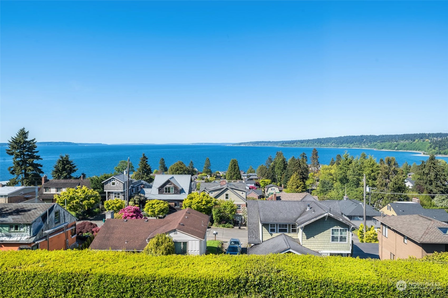2824 Northwest 93rd Street Seattle, WA 98117 - Photo 35 of 38 an aerial view of a house with a garden