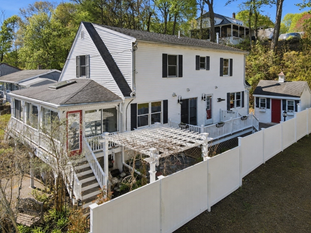 67 Wituwamat Road Weymouth, MA 02191 - Photo 37 of 42 a view of a house with roof deck