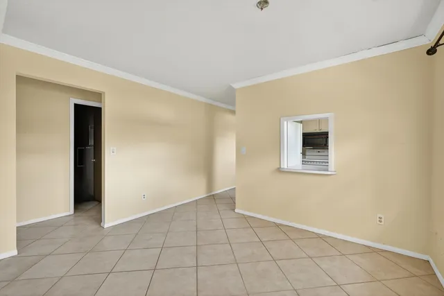 a view of an empty room with window