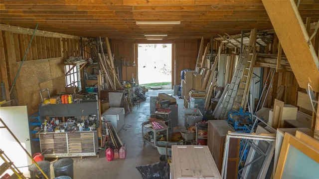 a view of storage and utility room