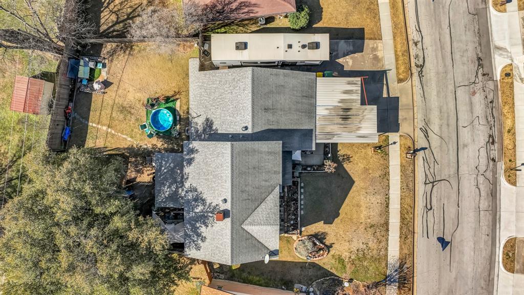 5808 Bunker Boulevard Watauga, TX 76148 - Photo 35 of 36 aerial view of a house with a outdoor space