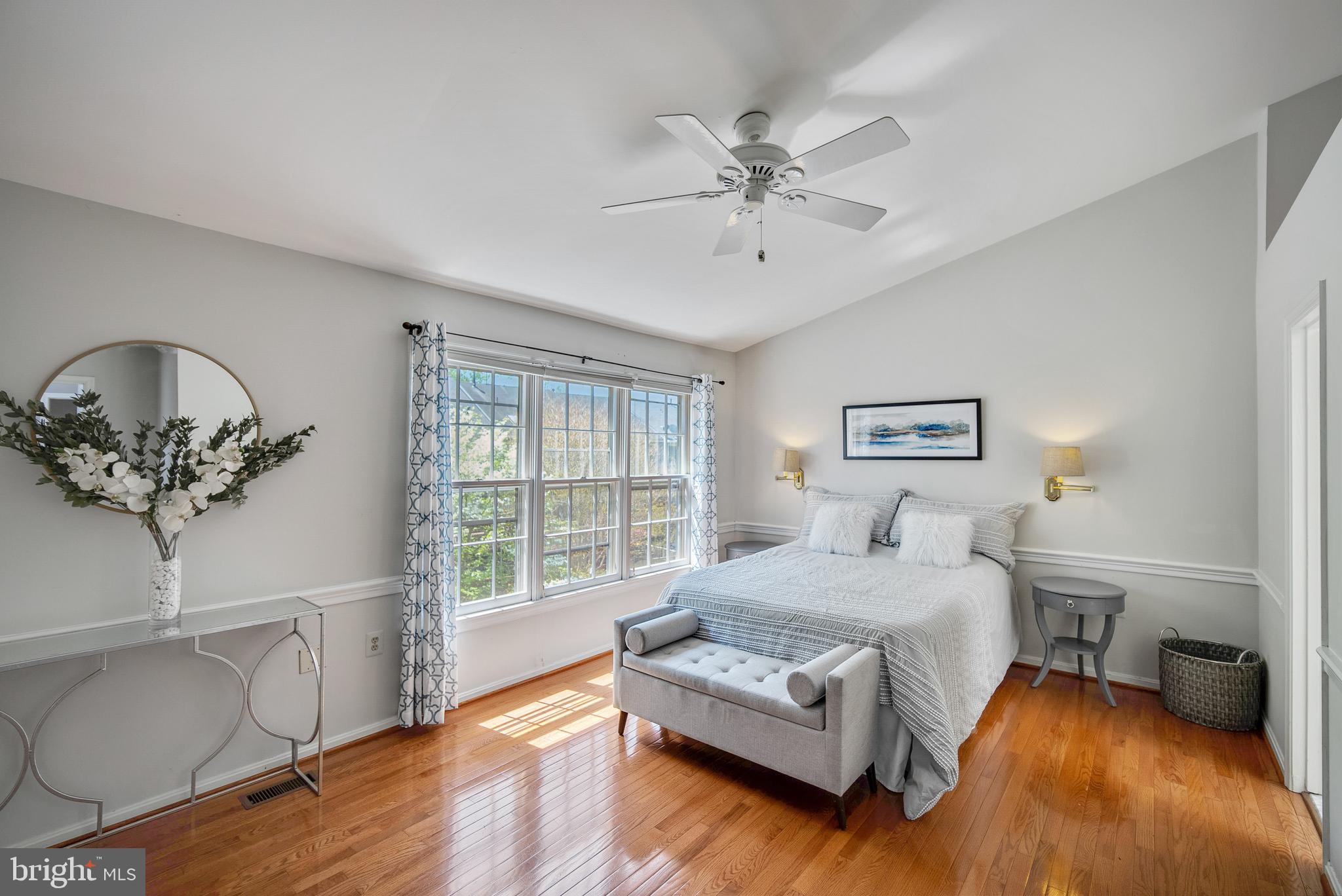 6528 Milva Lane Springfield, VA 22150 - Photo 16 of 35 Master bedroom with hardwood floors