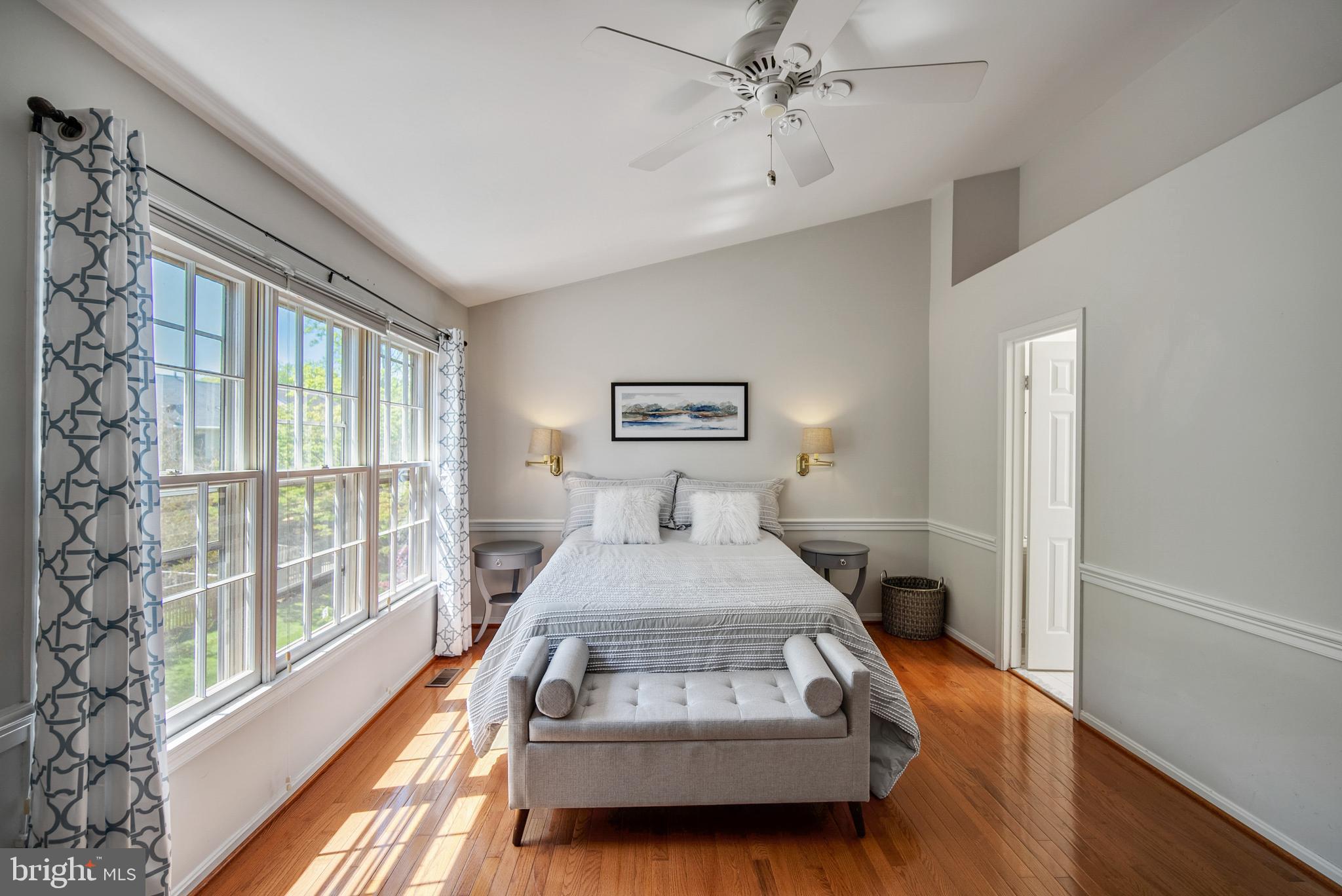 6528 Milva Lane Springfield, VA 22150 - Photo 17 of 35 Vaulted ceilings in master bedroom