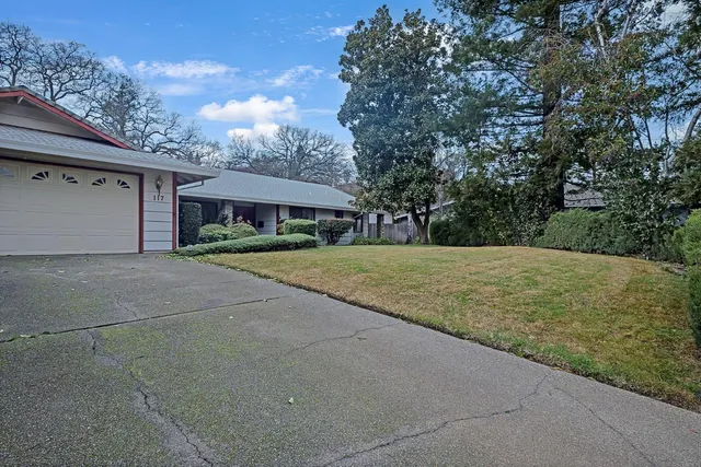 a view of a house with a outdoor space