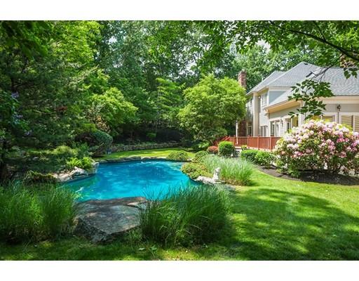 54 Bigelow Drive Sudbury, MA 01776 - Photo 23 of 40 a view of backyard with swimming pool