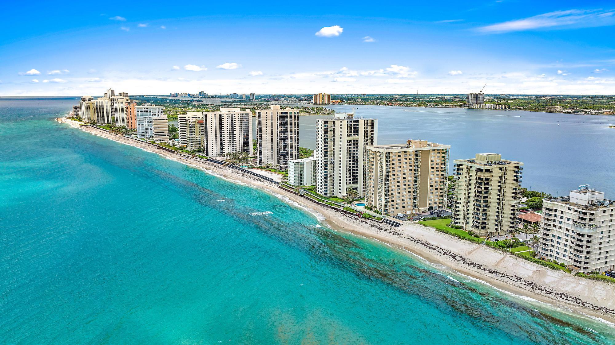 5460 North Ocean Drive, Unit 3B Riviera Beach, FL 33404 - Photo 25 of 26 a view of city and a lake
