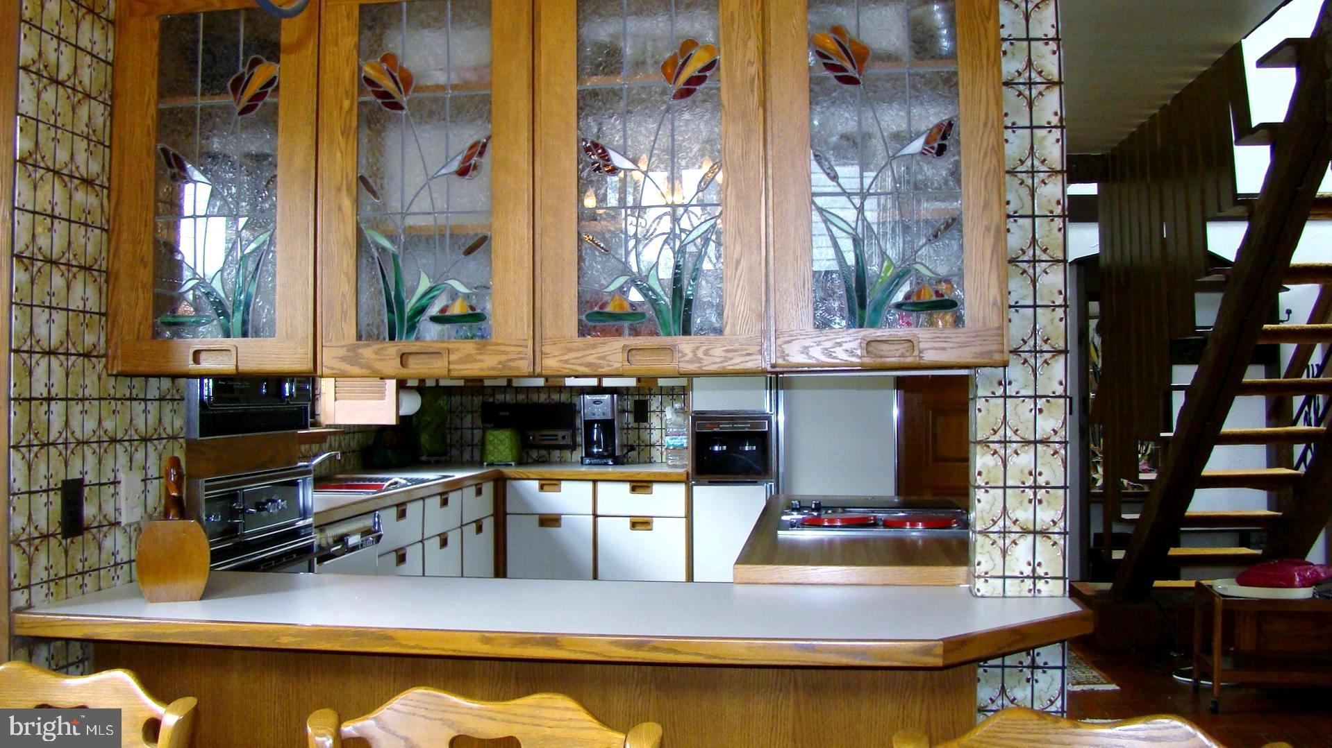 603 Delmar Road Edgewater, MD 21037 - Photo 11 of 43 Handcrafted stained -glass doors