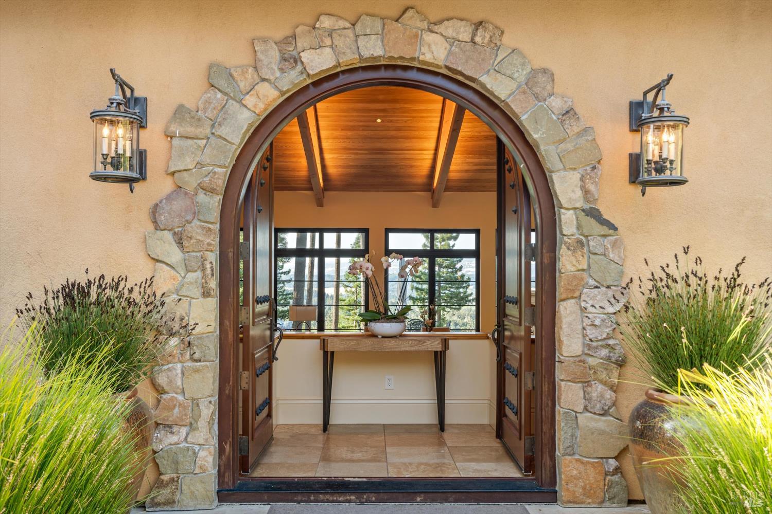 1315 West Dry Creek Road Healdsburg, CA 95448 - Photo 3 of 57 a view of entryway with a garden
