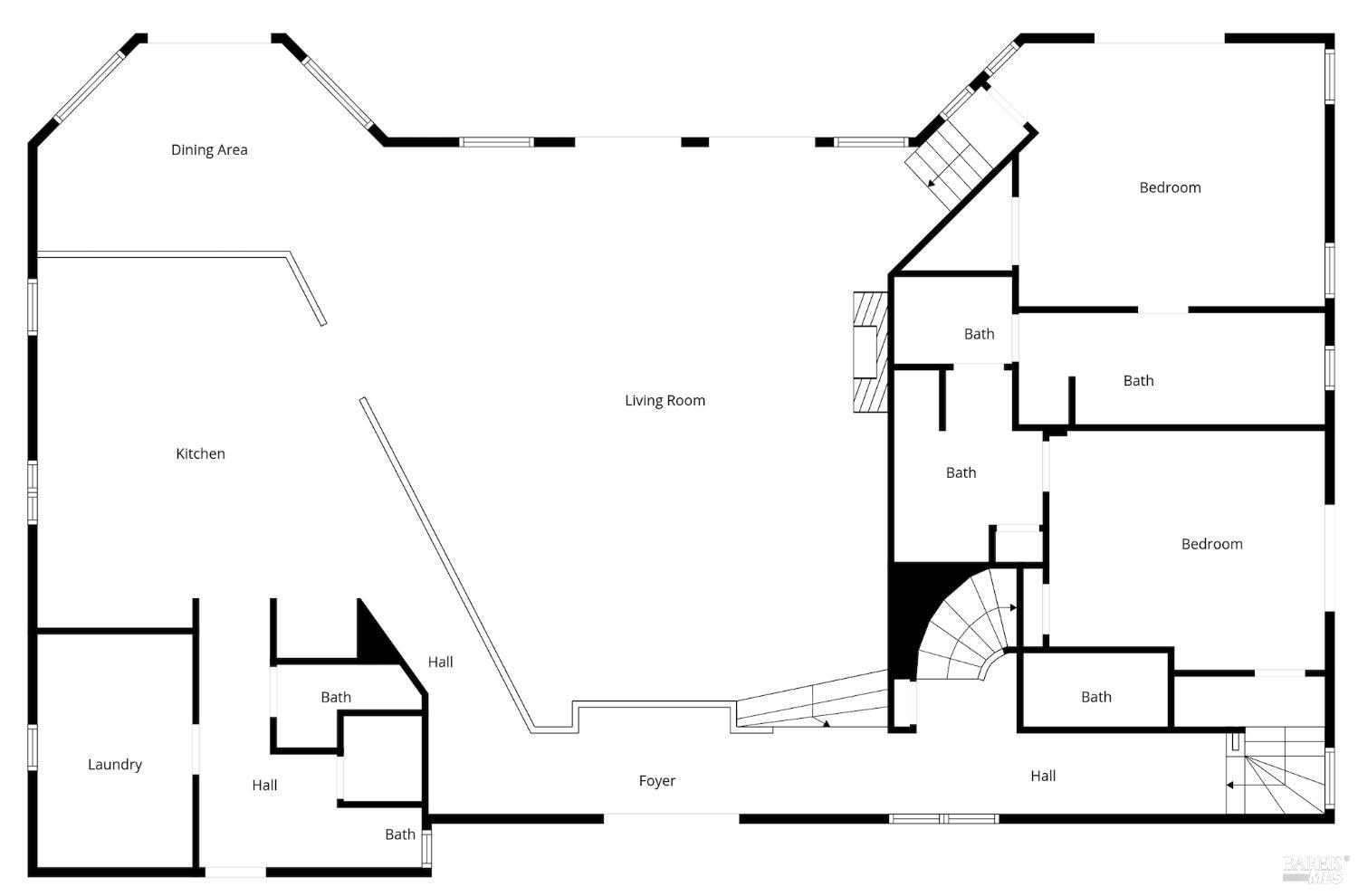 1315 West Dry Creek Road Healdsburg, CA 95448 - Photo 57 of 57 a picture of floor plan