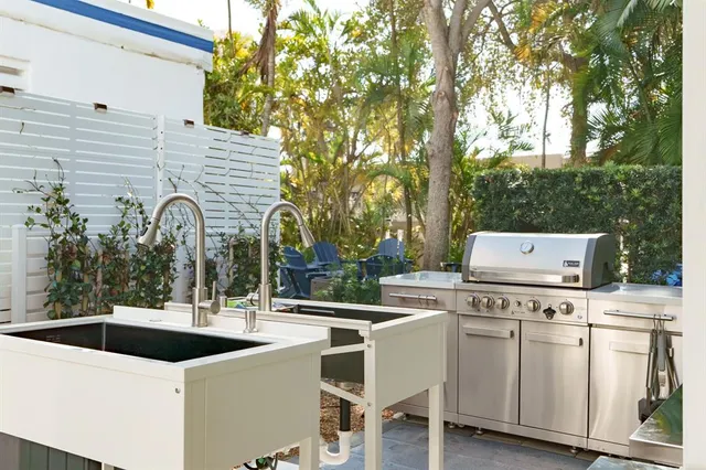 front view of house with a swimming pool