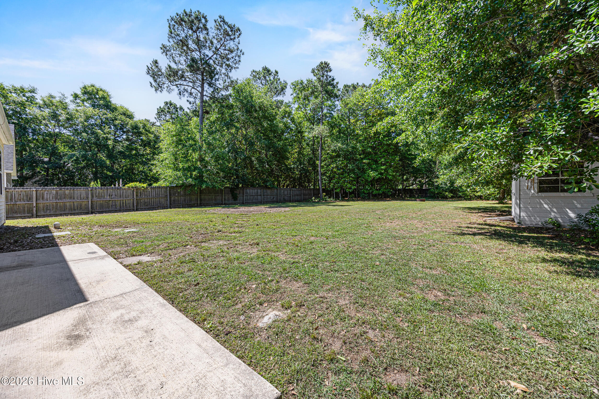 109 Mardella Way Holly Ridge, NC 28445 - Photo 34 of 47 34_backyard