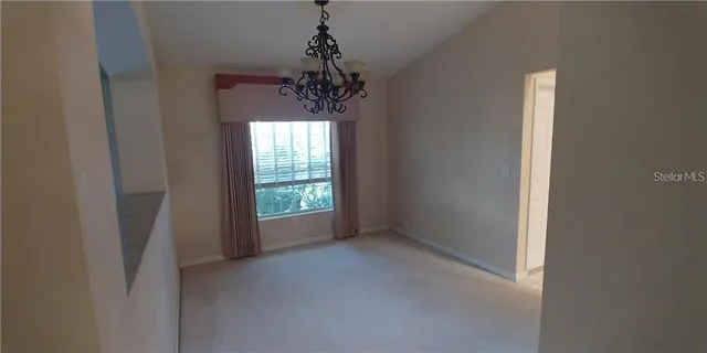 a view of livingroom with window