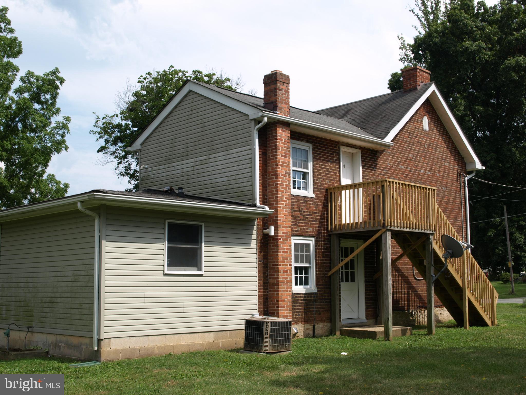 217 Little New York Road Rising Sun, MD 21911 - Photo 24 of 65 Back of farm house. Outside stair/fire escape