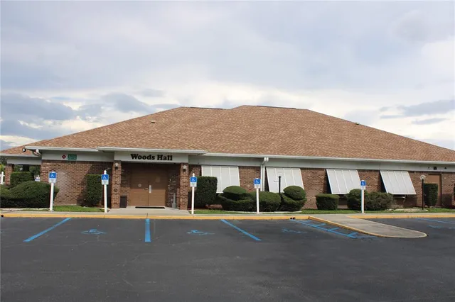 front view of a house with a street