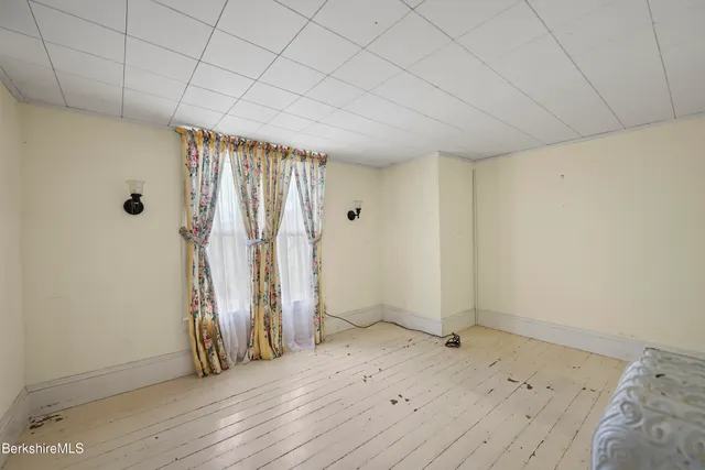 wooden floor in an empty room