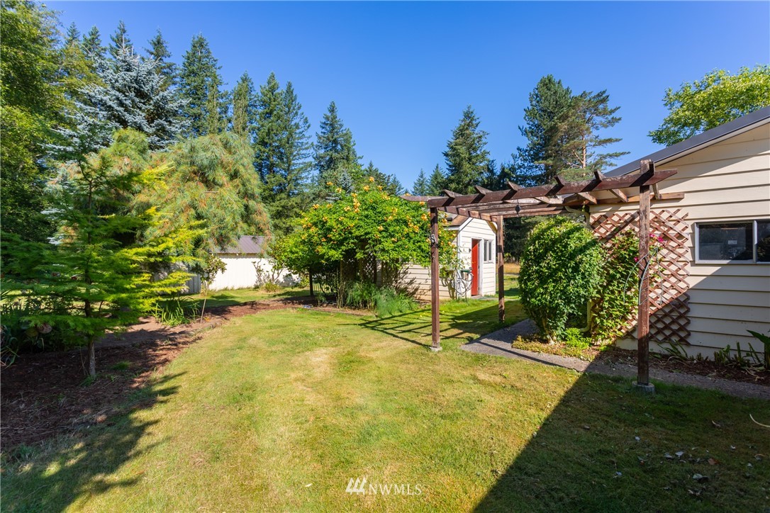 8949 Delta Line Road Custer, WA 98240 - Photo 22 of 39 a view of yard with swimming pool and trees in the background