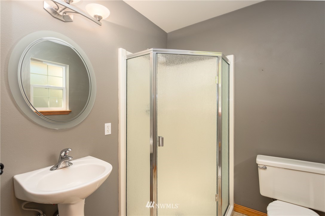 8949 Delta Line Road Custer, WA 98240 - Photo 34 of 39 a bathroom with a sink mirror and toilet