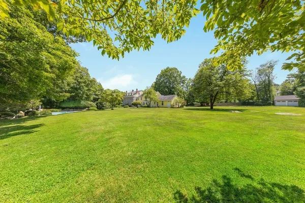 a view of a green field