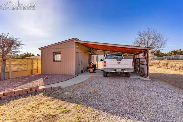a view of a car garage