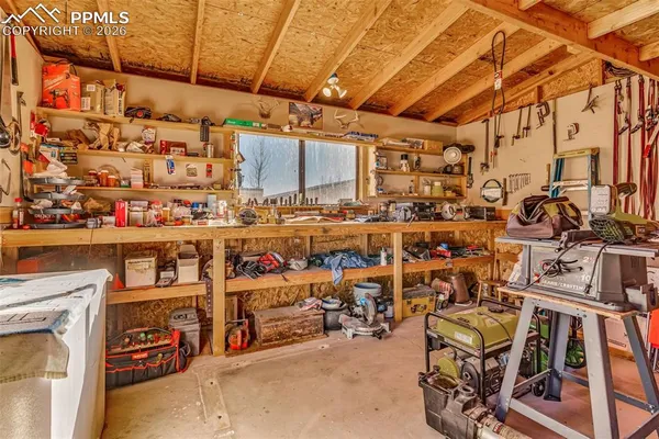 a view of storage and utility room