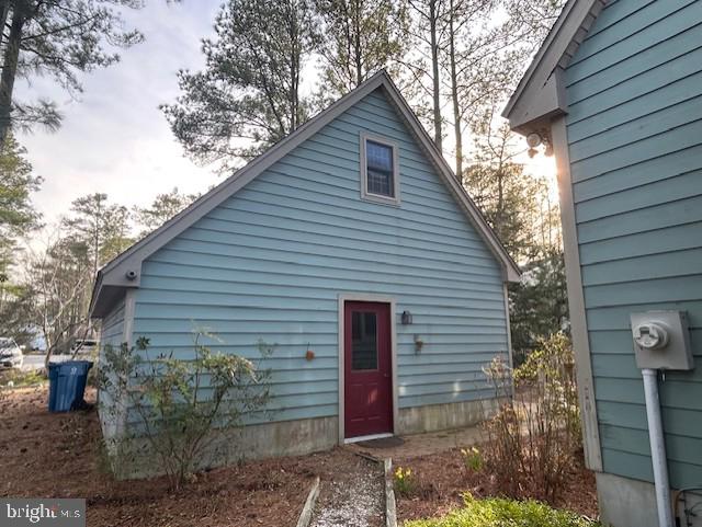 38 Saltgrass Road Ocean Pines, MD 21811 - Photo 6 of 23 Detached garage just steps from the front door