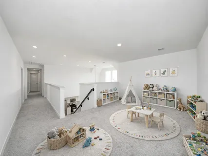 a view of a living room with windows