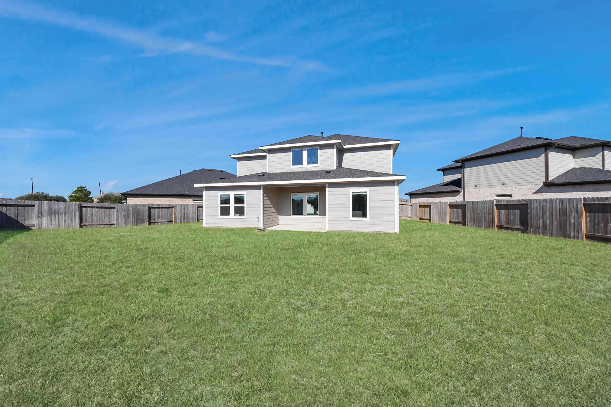 28603 Crowley Court Katy, TX 77494 - Photo 43 of 50 The spacious fenced yard, perfect for future pool oasis, gardening, or a playground.