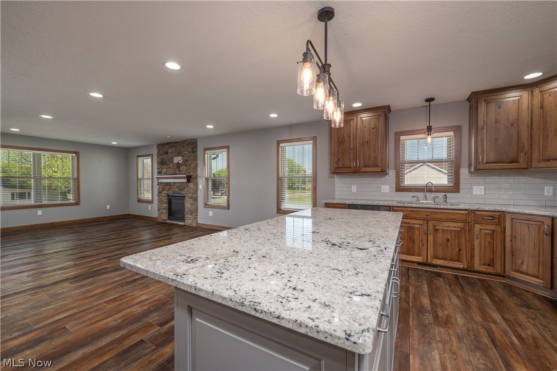 3515 Eastport Road Southeast Dennison, OH 44621 - Photo 6 of 41 Spacious kitchen island with granite countertop