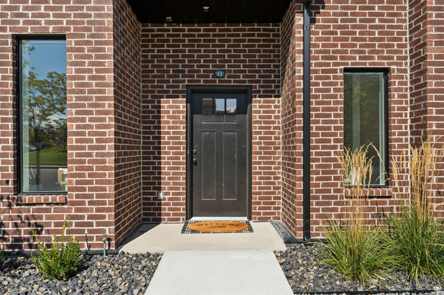 252 North Main Street Bountiful, UT 84010 - Photo 2 of 34 Doorway to property featuring brick siding