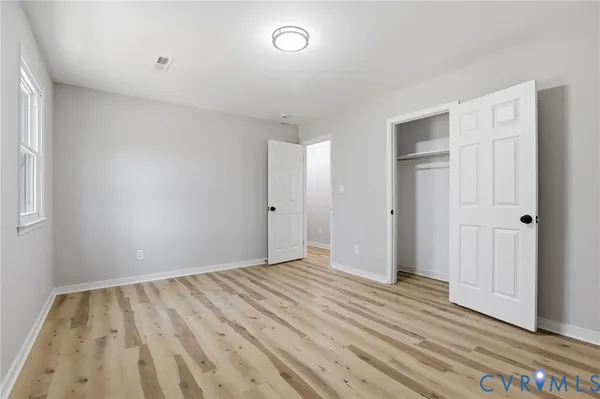 wooden floor in an empty room