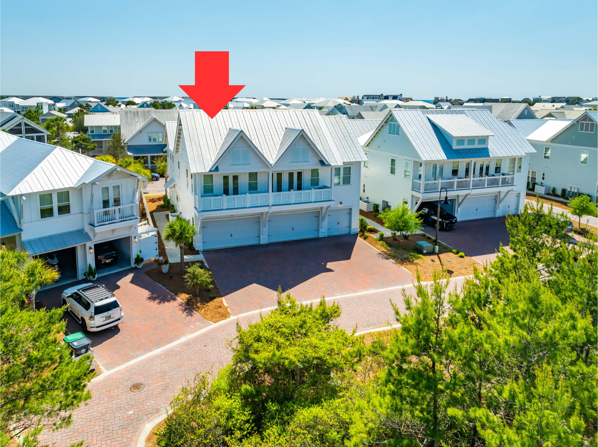 144 Wharf Ln Inlet Beach, Unit A Inlet Beach, FL 32461 - Photo 1 of 48 a aerial view of a house with a yard