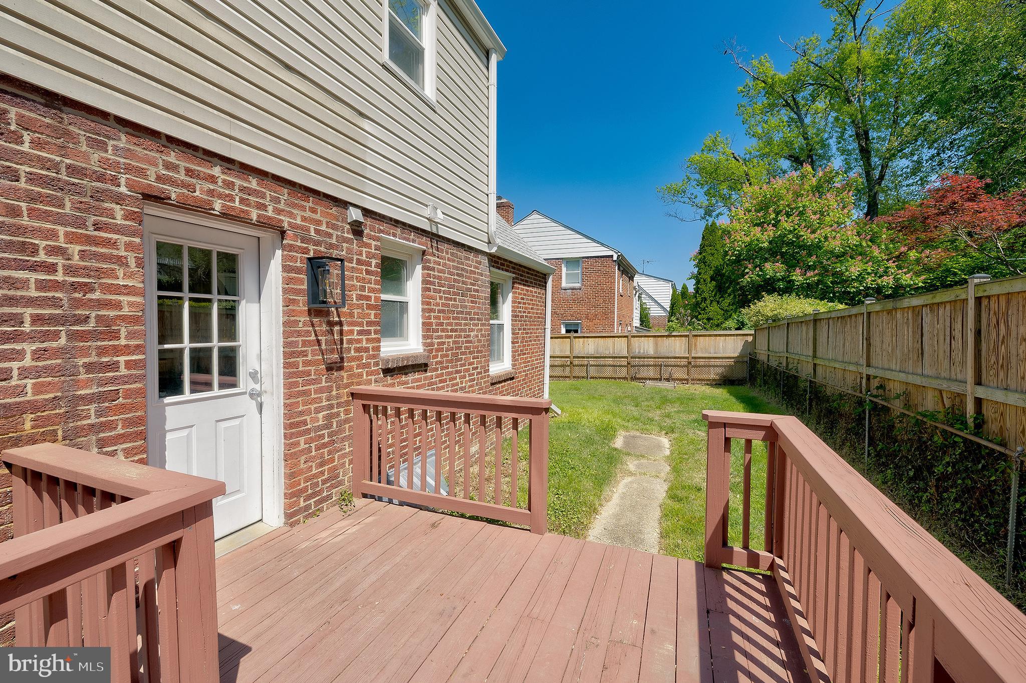 1730 Dublin Drive Silver Spring, MD 20902 - Photo 43 of 50 a view of a house with backyard and deck