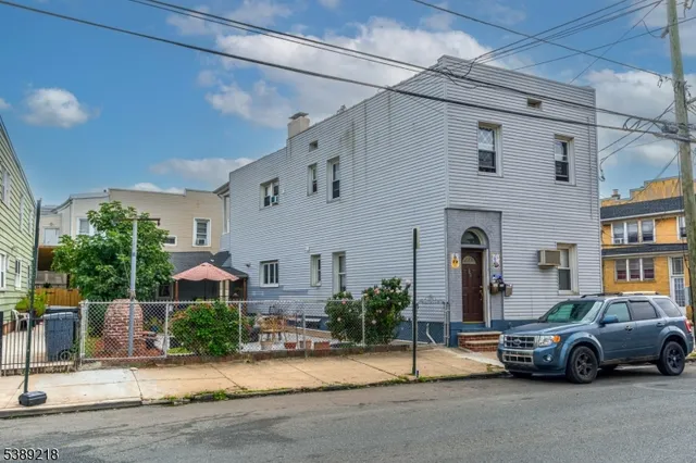 a car parked in front of house