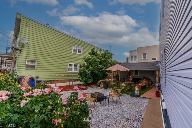 an aerial view of a city with lake view