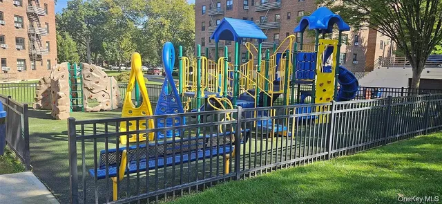 a view of a terrace with seating area