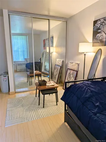 a living room with a couch and a table