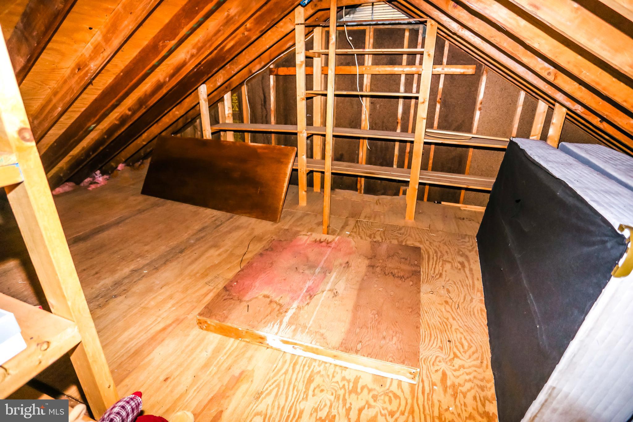 3529 Courtney School Road Midland, VA 22728 - Photo 19 of 28 Attic access (staircase up)- TONS of storage room