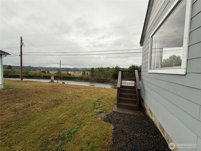 a view of outdoor space and yard