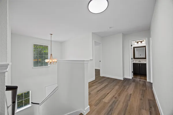 wooden floor in an empty room